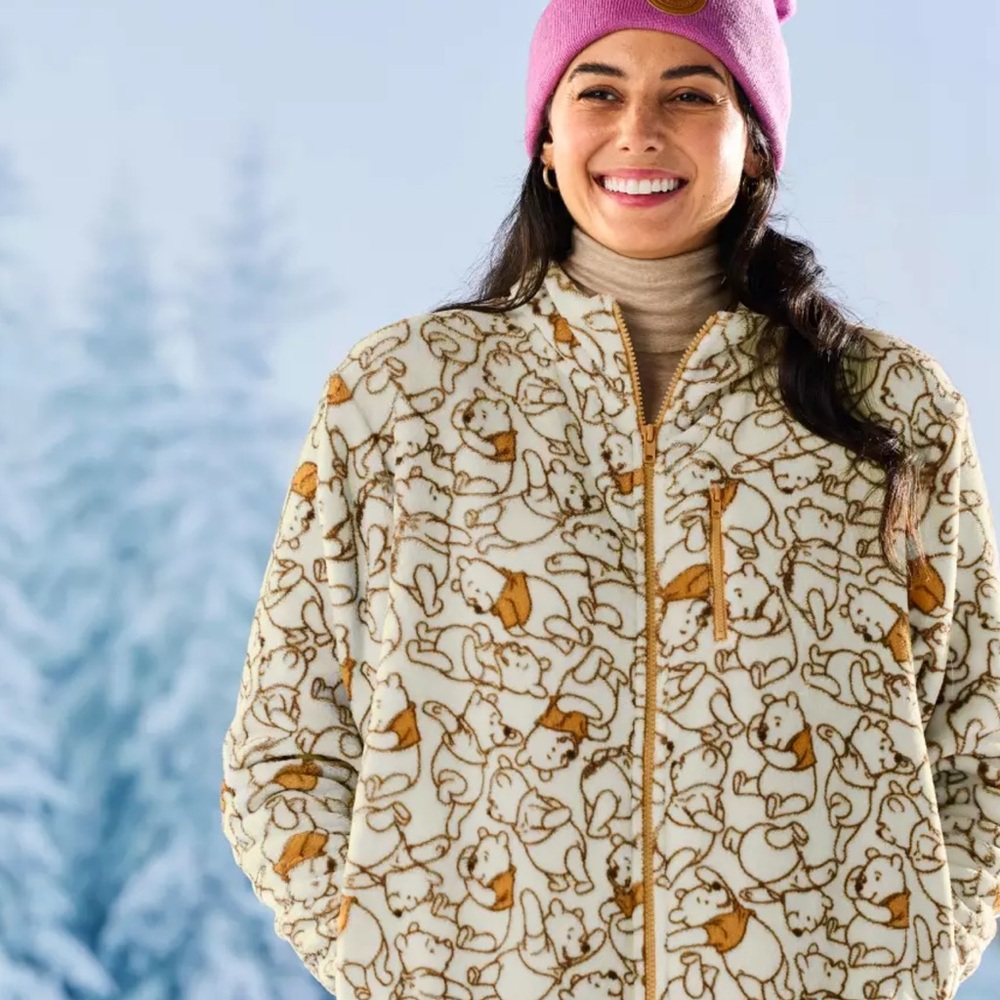 Winnie the Pooh Zip Fleece Jacket for Women